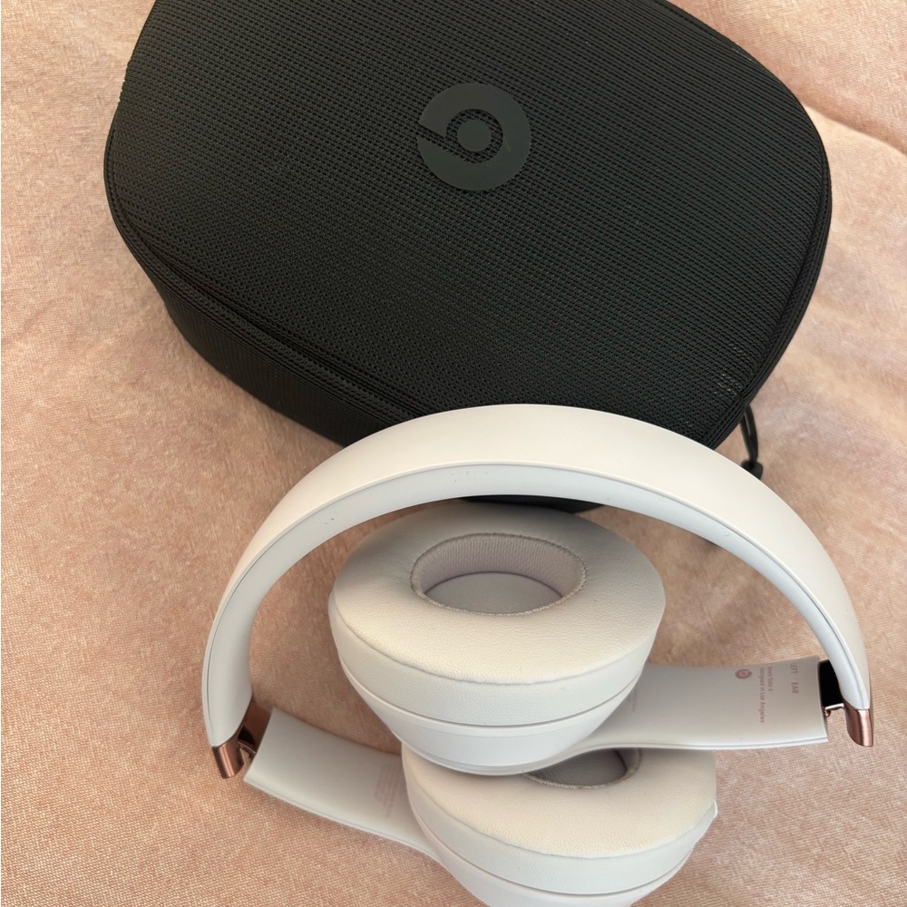 Beats Pink Headphones with Case